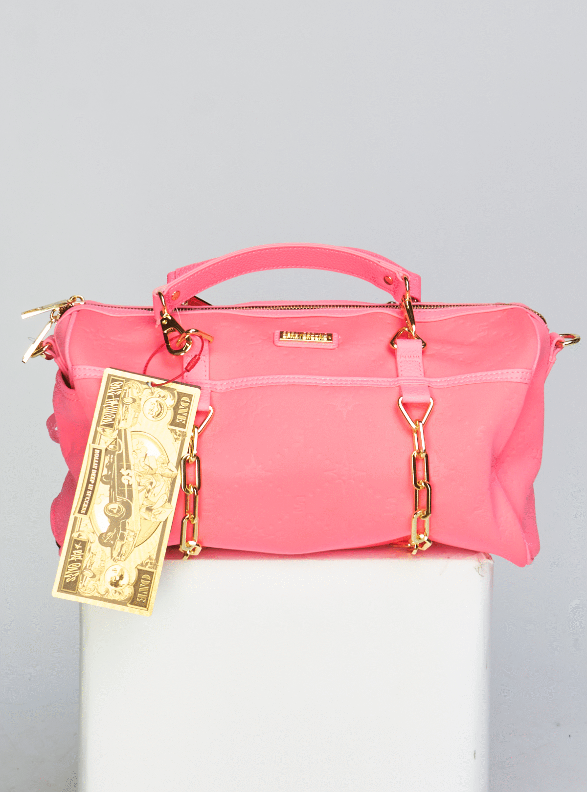 Sprayground Bag - Pink Puffy Mini Duffel - Pink - D5310