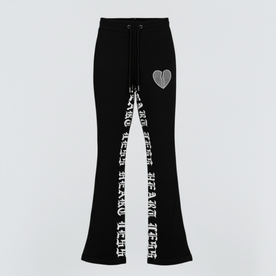 Focus Sweatpants - Heartless Stacked - Black - 80559S